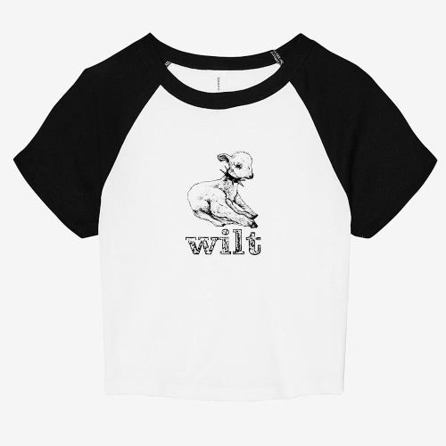 wilt Lamb Crop Baby Tee